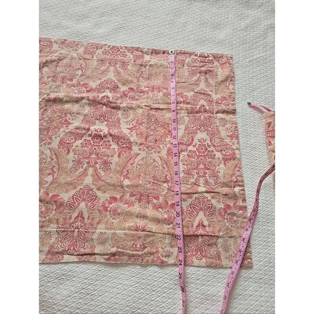 Pottery Barn Pink Paisley Table Linen